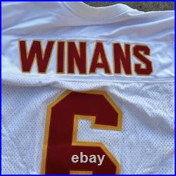 1997 Kansas City Chiefs Winans #6 Game Issued White Jersey 40