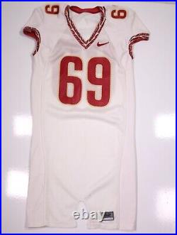 1998-06 Florida State Seminoles FSU #69 Game Issued White Nike Jersey 52