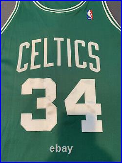 1998-1999 Paul Pierce Game Used Issued Boston Celtics Home Rookie Jersey NBA