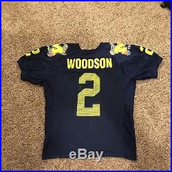 1998 Charles Woodson Michigan Rose Bowl Nike Game Used/worn/issued Jersey
