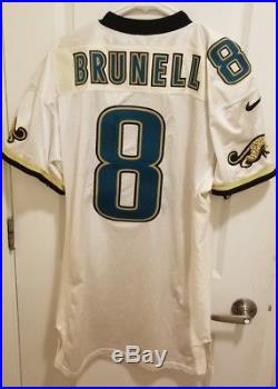 1998 Game Worn/Issued Mark Brunell Jacksonville Jaguars Jersey Size 46 Auto'd