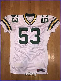 1998 Green Bay Packers George Koonce Team Issued Game Jersey