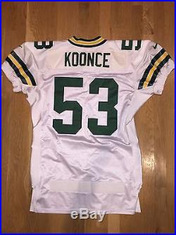 1998 Green Bay Packers George Koonce Team Issued Game Jersey