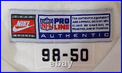 1998 Pittsburgh Steelers #59 Game Issued White Jersey 50 DP21224