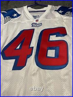 1998 Pro Line New England Patriots #46 Official Game Issued Worn Jersey Set 1