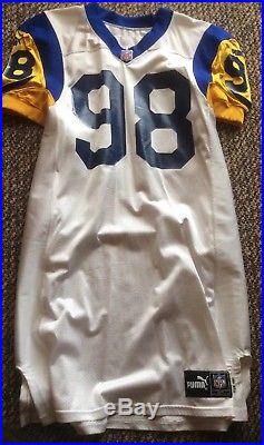 1998 Rams Game Issued/ Worn Jersey Size 48 (Grant Wistrom)