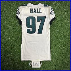 1998 Starter NFL Team Game Issued Jersey Philadelphia Eagles Rhett Hall MeiGray