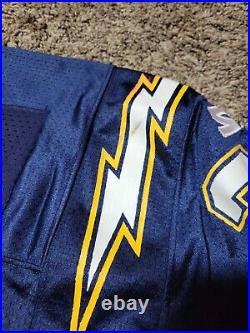 1998 Watson San Diego Chargers #33 Starter Game Used Issued NFL Jersey 48 COA