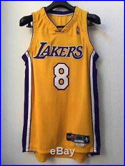 1999/00 Kobe Bryant La Lakers Team Issued Game Jersey Media Day Pro Cut 42 +4 Pe