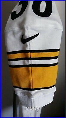 1999 Authentic Steelers Jerome Bettis Game Issued Away Nike Jersey