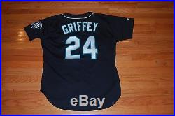 1999 Ken Griffey Jr. Seattle Mariners Game Issued Jersey-#24 withYear tag