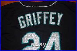 1999 Ken Griffey Jr. Seattle Mariners Game Issued Jersey-#24 withYear tag
