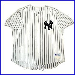 1999 New York Yankees Authentic Game Issued Home Pro Cut Jersey SZ 54