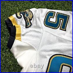 1999 Nike NFL Game Issued Jersey Jacksonville Jaguars Bryce Paup Sz. 99-46 Duval