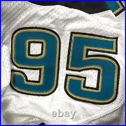 1999 Nike NFL Game Issued Jersey Jacksonville Jaguars Bryce Paup Sz. 99-46 Duval