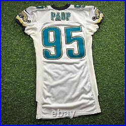 1999 Nike NFL Game Issued Jersey Jacksonville Jaguars Bryce Paup Sz. 99-46 Duval