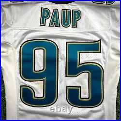 1999 Nike NFL Game Issued Jersey Jacksonville Jaguars Bryce Paup Sz. 99-46 Duval