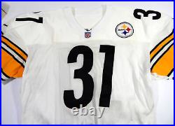 1999 Pittsburgh Steelers #31 Game Issued White Jersey 48 DP49542