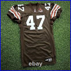 1999 Puma NFL Game Issued Jersey Cleveland Browns Ryan McNeil Inaugural Patch