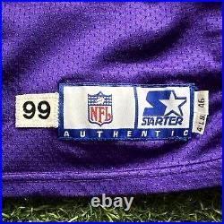 1999 Starter NFL Team Issued Game Jersey Minnesota Vikings Todd Bouman QB Ripon