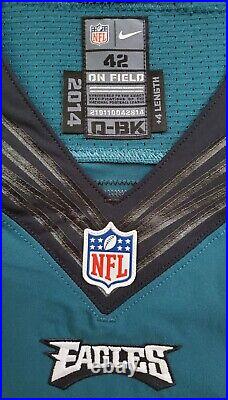 #2 Matt Barkley of Philadelphia Eagles NFL Locker Room Game Issued Home Jersey