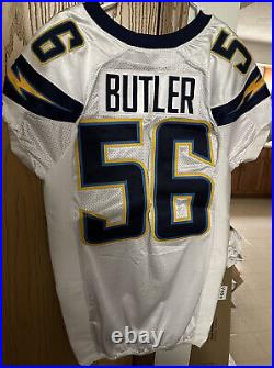 (2) San Diego Chargers Game issued Jerseys. Larry English and Donald Butler