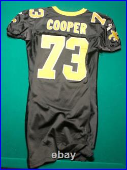 2000 COOPER New Orleans Saints Game Issued or Worn Puma Jersey SZ46+8