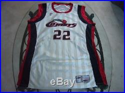 2000 Champion Sheryl Swoopes Houston Comets Game Issued Used Pro Cut Jersey Vtg