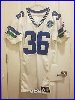 2000 Game Issued Puma Seattle Seahawks Jersey Size 42 Patch