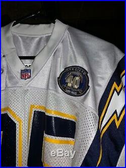 2000 SAN DIEGO CHARGERS # NFL issued Signed Adidas Tim Dwight Game JERSEY & Hat