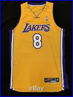2001-02 Kobe Bryant La Lakers Team Issued Game Jersey Not Guilty Family Pe USA