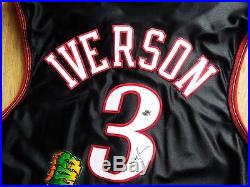 2001 ALLEN IVERSON game issued pro cut jersey 76ers philadelphia Champion jordan