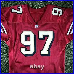 2001 Adidas NFL Game Issued Jersey San Francisco 49ers Bryant Young Autograph
