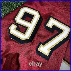2001 Adidas NFL Game Issued Jersey San Francisco 49ers Bryant Young Autograph