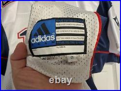 2001 Adidas New England Patriots Lee Johnson Team Issued Game Worn Jersey