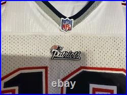2001 Adidas New England Patriots Lee Johnson Team Issued Game Worn Jersey
