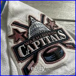 2001 CCM NHL Center Ice Game Issued Jersey Washington Capitals Jeff Halpern 54