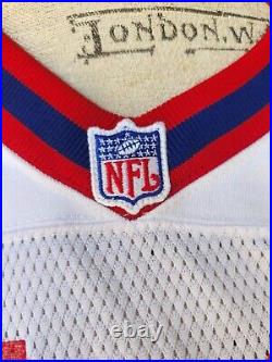 2001 Drew Bledsoe Buffalo Bills Football Game Issued Jersey Size 44 white signed
