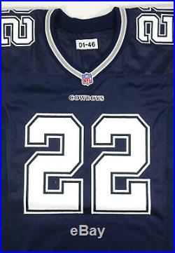 2001 Emmitt Smith Dallas Cowboys Team Game Issued Home Jersey