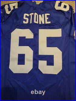 2001 Game Issued Reebok New York Giants Ron Stone Jersey