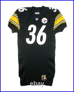 2001 Jerome Bettis Pittsburgh Steelers Game Issued Black Reebok Home Jersey