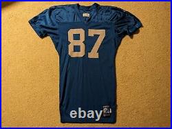 2001 Johnnie Morton Detroit Lions Reebok Game Issued Thanksgiving Jersey USC