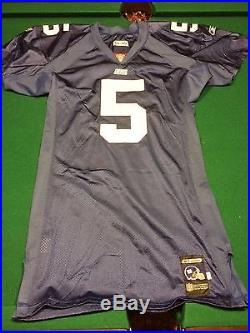 2001 Kerry Collins New York Giants Game Issued Jersey 2x Pro Bowler