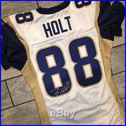 2001 NFL Reebok Game Issued Jersey Torry Holt St. Louis LA Rams Autograph Used