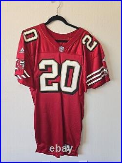 2001 Vintage Signed Garrison Hearst San Francisco 49ers Game Worn Issued Jersey