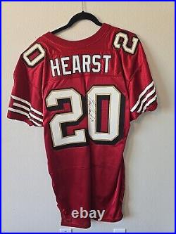 2001 Vintage Signed Garrison Hearst San Francisco 49ers Game Worn Issued Jersey