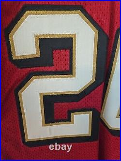 2001 Vintage Signed Garrison Hearst San Francisco 49ers Game Worn Issued Jersey