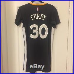 20016-17 Adidas Steph Curry Golden State Warriors Game Issued Used Pro Jersey