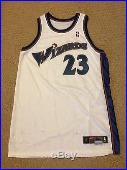 2002-03 Michael Jordan Game Issued Wizards 50+4 Jersey Made In USA Reduced