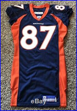 2002 Denver Broncos Ed McCaffrey Reebok Game Used/Issued Jersey 02-44